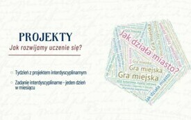 Na zdjęciu prezentacja działań szkoły.