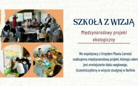 Na zdjęciu prezentacja działań szkoły.