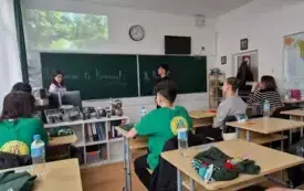 Na zdjęciu lekcja.