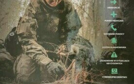 Zdjęcie przedsatwia plakat przedsięwzięcia "Edukacja z wojskiem'