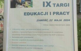 Na zdjęciu plakat Targ&oacute;w Edukacji i Pracy.