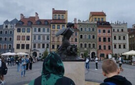 Na zdjęciu Syrenka w Warszawie.