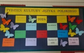 Tablica na Tydzień kultury Języka Polskiego