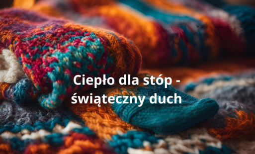 Na zdjęciu skarpety.