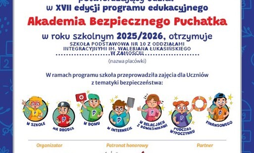 Na zdjęciu certyfikat
